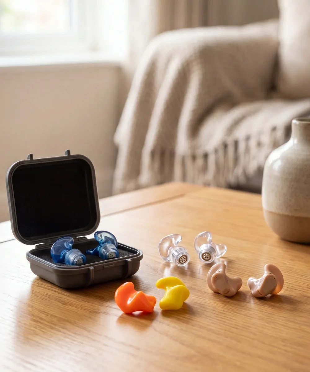Finished custom ear moulds and hearing protection products